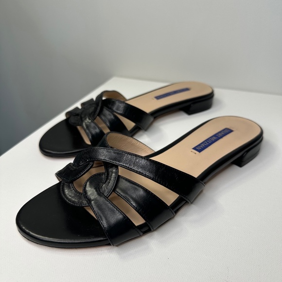 Stuart Weitzman flat slide sandal - Picture 1 of 9